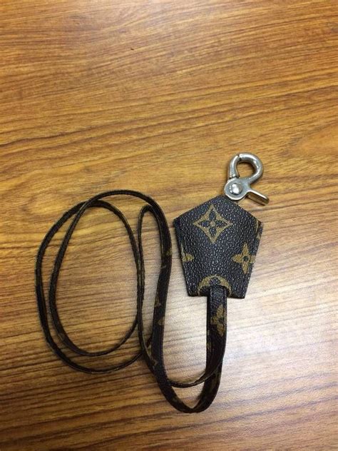 repurposed louis vuitton lanyard